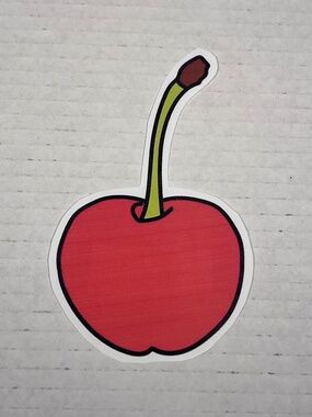 Cherry Vinyl Cut Sticker